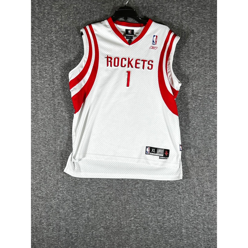 Reebok Houston Rockets Tracy McGrady 1 NBA Jersey White Red Youth XL 18-20